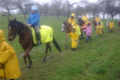 Kindergeburtstag im Regen
